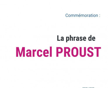la phrase de Marcel Proust
