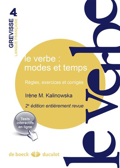 Couverture : Le verbe : modes et temps