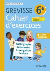 Couverture : Cahier Grevisse 6e (2021)