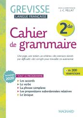 Couverture : Cahier Grevisse 2de (2022)