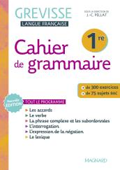 Couverture : Cahier Grevisse 1re (2025)