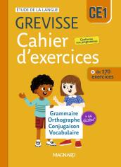 Couverture : Cahier d'exercices Grevisse CE1 (2026)