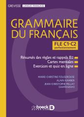 Couverture : Grevisse FLE C1-C2 grammaire du français