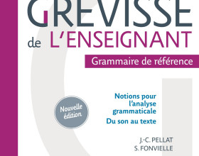 visuel de la nouvelle édition du Grevisse de l'enseignant - Grammaire de référence